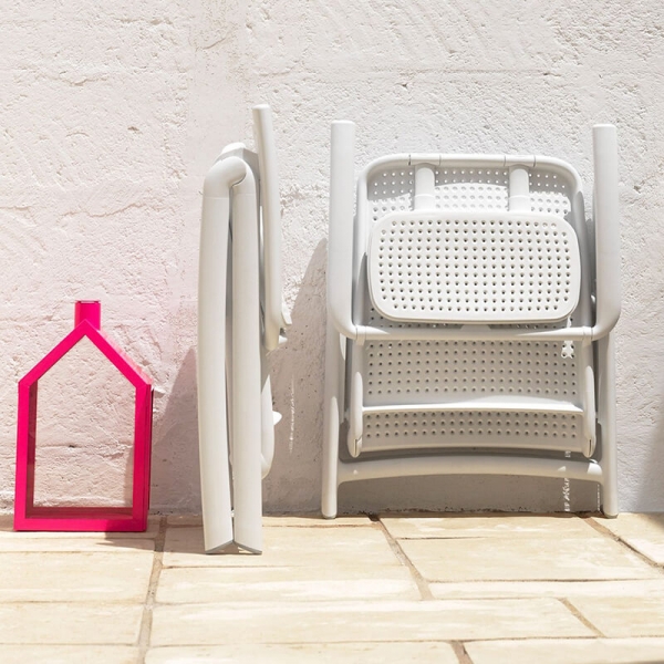 Fauteuil de jardin pliant en polypropylène réglable - Aqua Marina - 13
