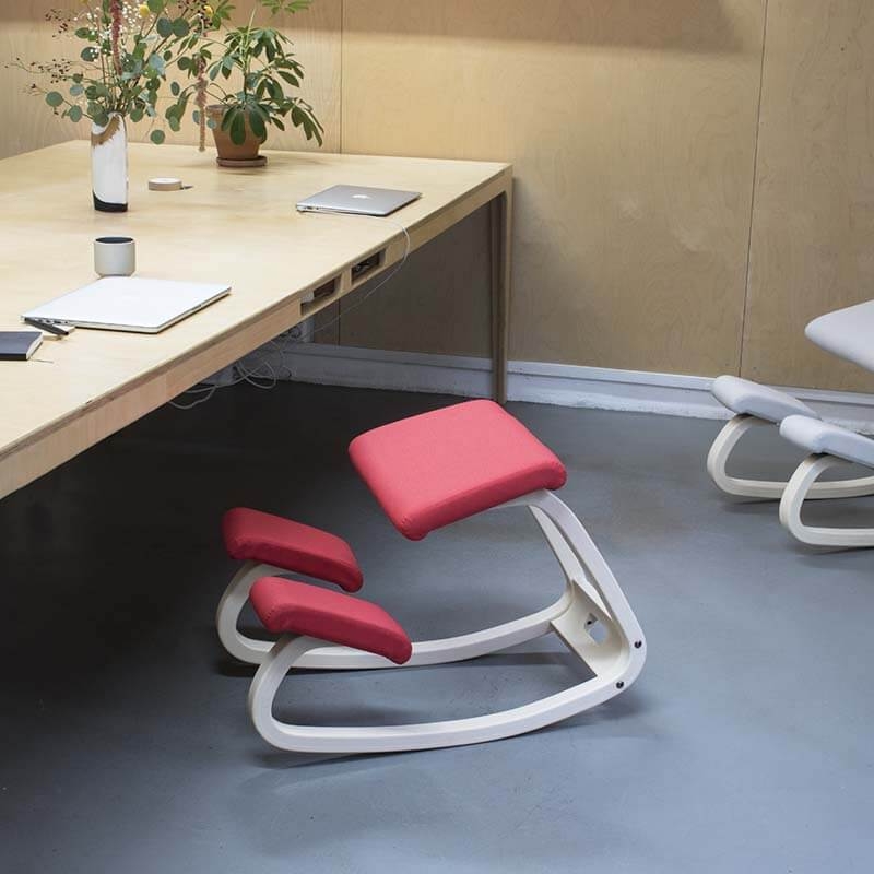 Chaise de bureau ergonomique à bascule en tissu– Variable plus
