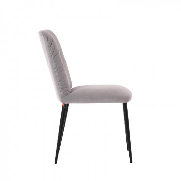 Chaise moderne en tissu et pieds métal - Aura Mobitec® - 3
