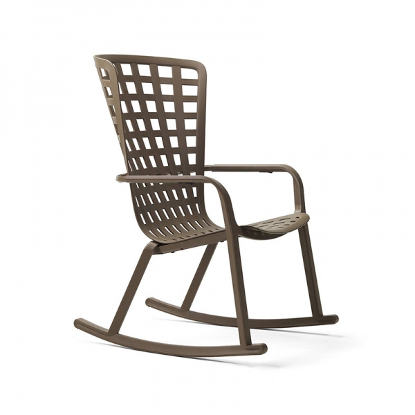 Rocking-chair design réglable en polypropylène marron - Folio - 11