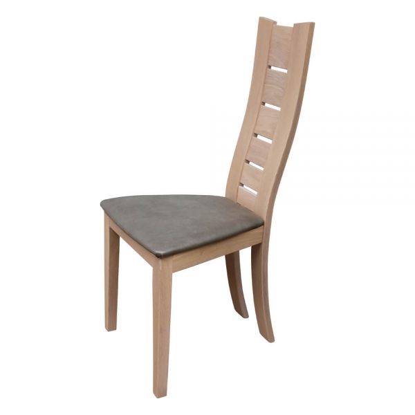 Chaise avec dossier haut de fabrication française - Anis 1450 - 2