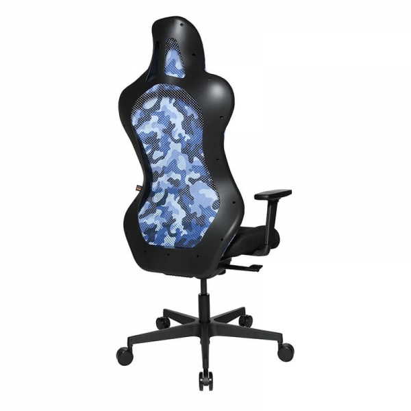 Chaise esport bleue avec réglages ergonomiques - Sitness - 34