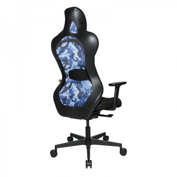 Chaise jeux vidéo ergonomique et confortable bleu - Sitness - 39