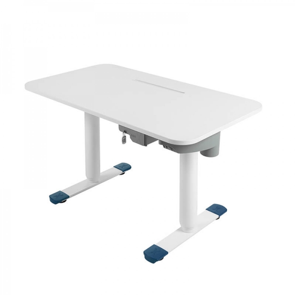 Bureau électrique assis debout ergonomique blanc - Sitness X - 13