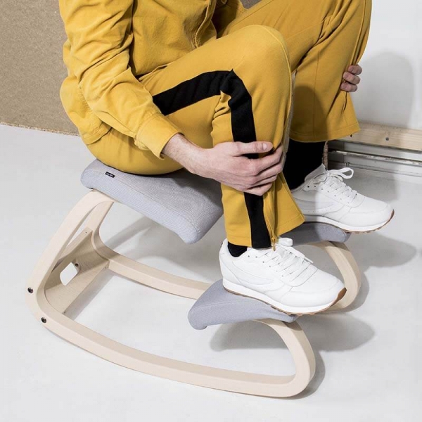 Chaise ergonomique en tissu gris - Variable Varier® - 18