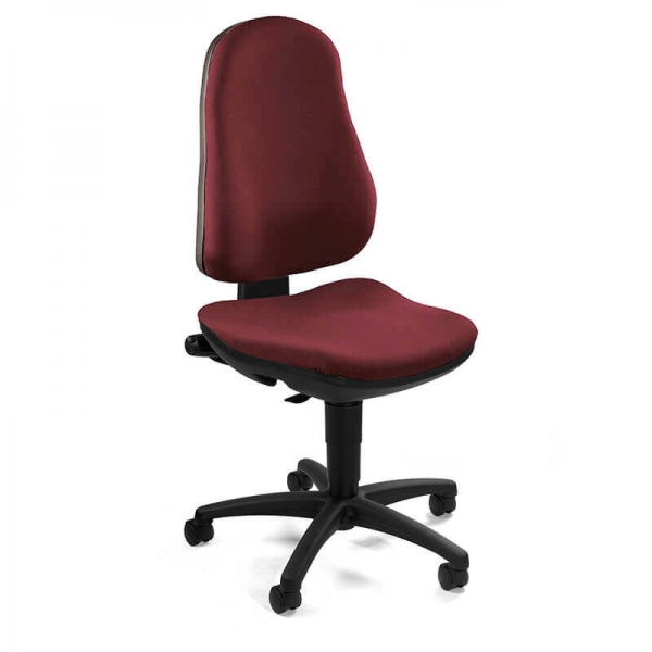 Chaise de bureau en tissu et réglable en hauteur – Support P - 25