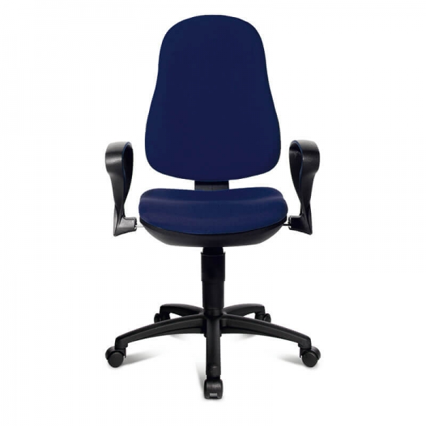 Chaise de bureau bleu foncé – Support P - 40