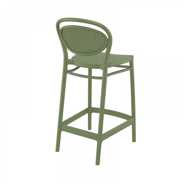 Tabouret de snack en plastique vert - 19