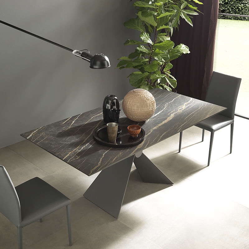  Table  design  italienne  extensible en c ramique Sintesi 