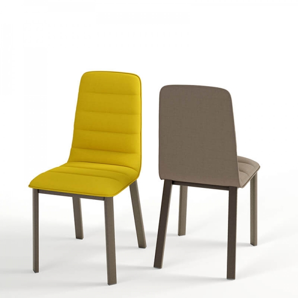 Chaises design en tissu pour salle à manger - 2