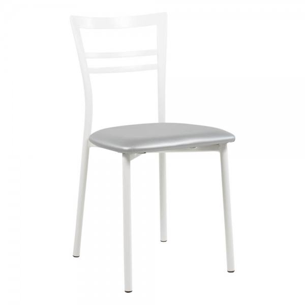 Chaise de cuisine rembourrée assise aluminium - Go 1419 - 66