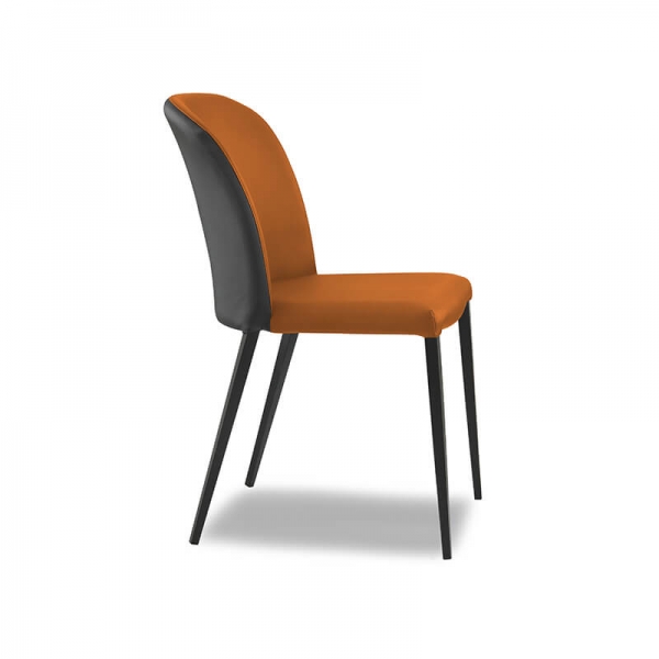Chaise moderne bicolore  - 2