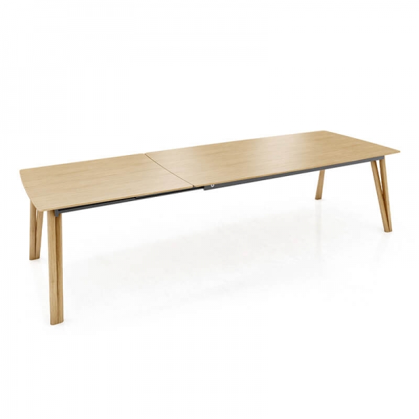 Table en bois massif extensible pieds épingle - Rennes Mobitec - 4