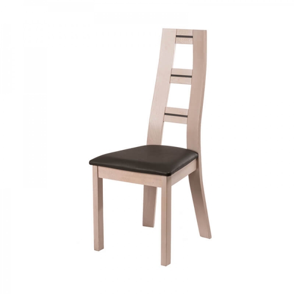 Chaise contemporaine en bois et synthétique fabrication française - Ceri - 2