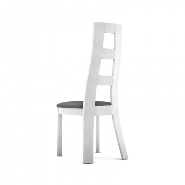 Chaise contemporaine en tissu et bois made in France - Ceri - 3
