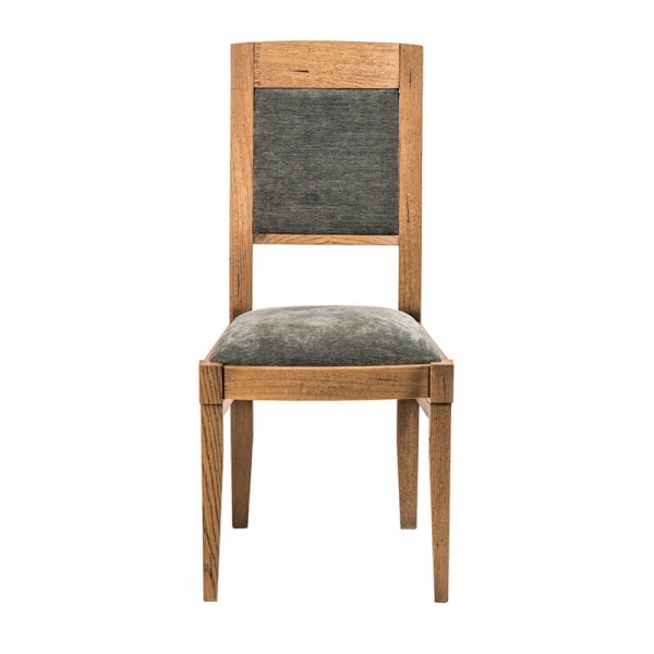Chaise en bois et tissu fabrication française - Vintage - 4