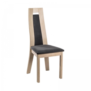 Chaise made in France contemporaine en tissu et bois - Cera