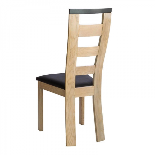 Chaise contemporaine en bois et synthétique made in France - Liza - 3