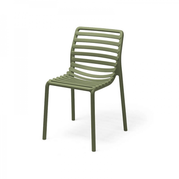 Chaise de jardin design de fabrication Italienne verte - Doga bistrot - 3