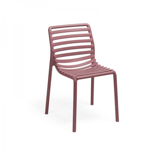 Chaise de jardin design bordeaux de fabrication Italienne - Doga bistrot - 10