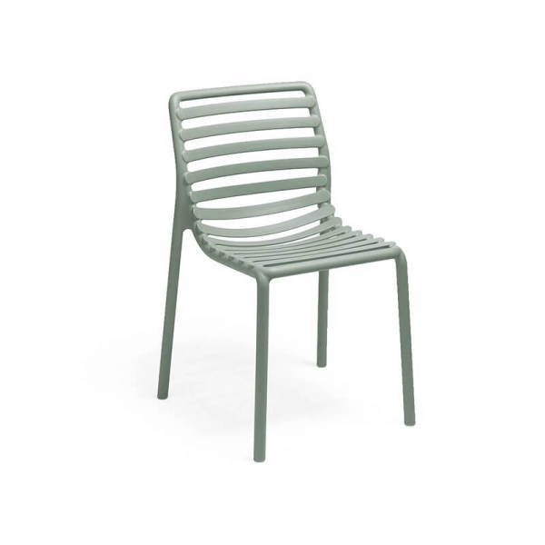 Chaise de jardin design vert menthe de fabrication Italienne - Doga bistrot - 12