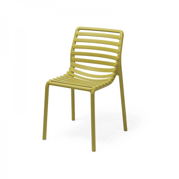 Chaise de jardin design de fabrication Italienne jaune poire - Doga bistrot - 22