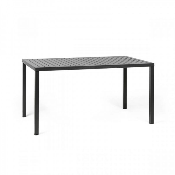 Table de jardin rectangulaire anthracite fabrication italienne - Cube - 2