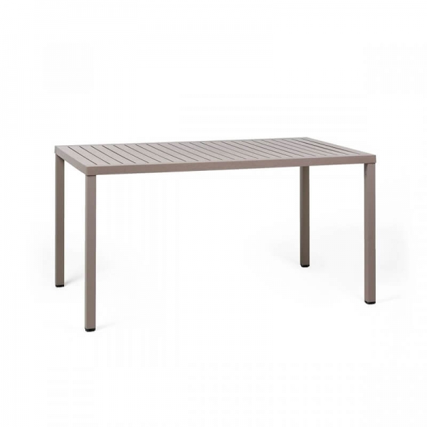 Table de jardin rectangulaire taupe fabrication italienne - Cube - 5