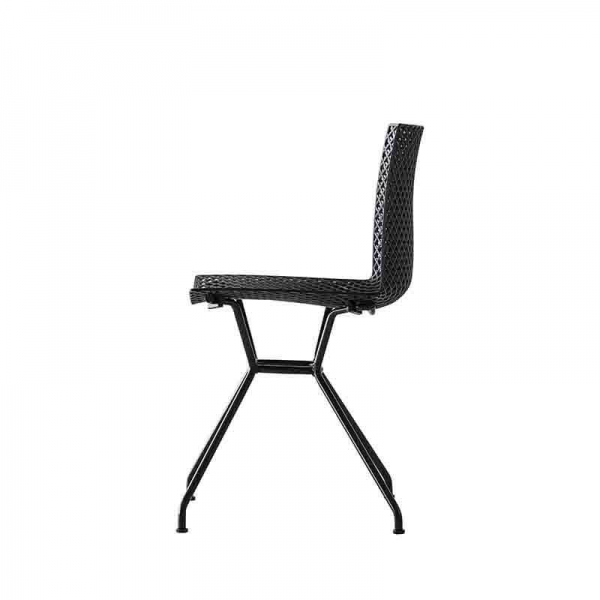 Chaise design avec pieds en métal conçue en Italie - Fuller TC - 6