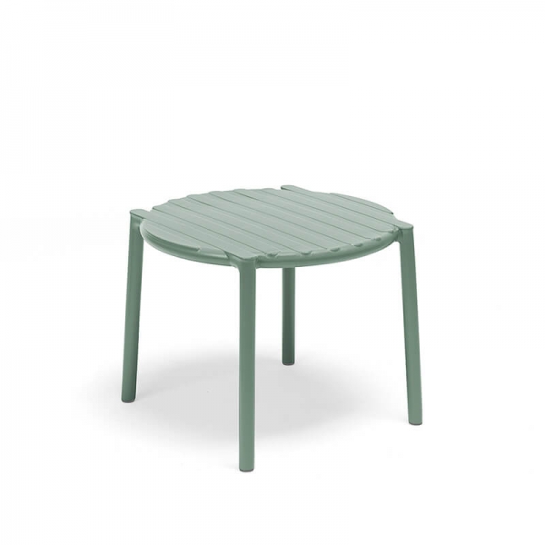 Table basse de jardin ronde empilable vert menthe fabriquée en Italie - Doga - 8