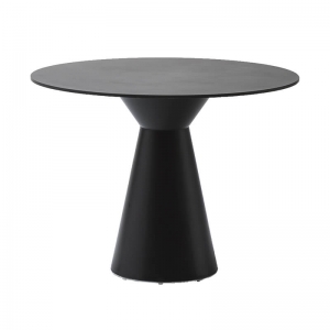 Table design à manger ronde coloris noir - Roller H74