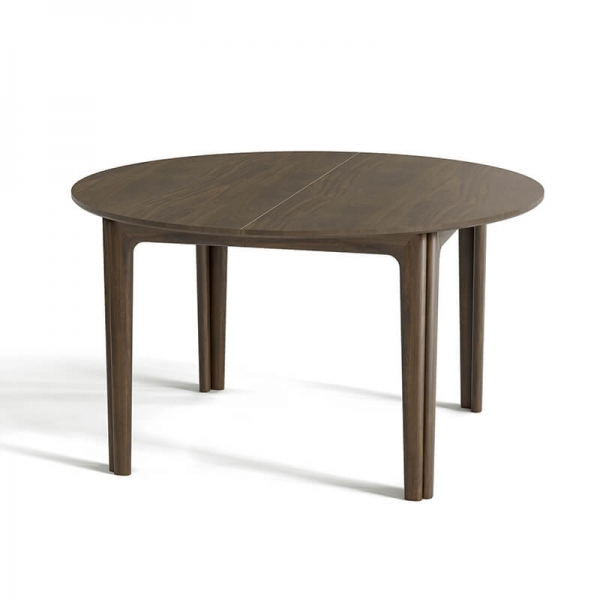 Table ronde en bois naturel style scandinave extensible - SM112 - 9