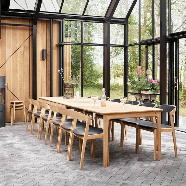 Table en bois massif de fabrication danoise - SM26-27 - 3