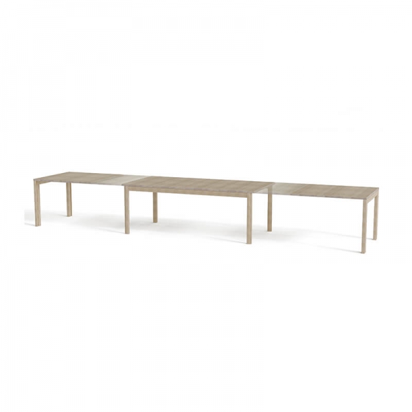 Table rectangulaire en bois massif fabriquée au Danemark avec allonges - SM23-24 - 4