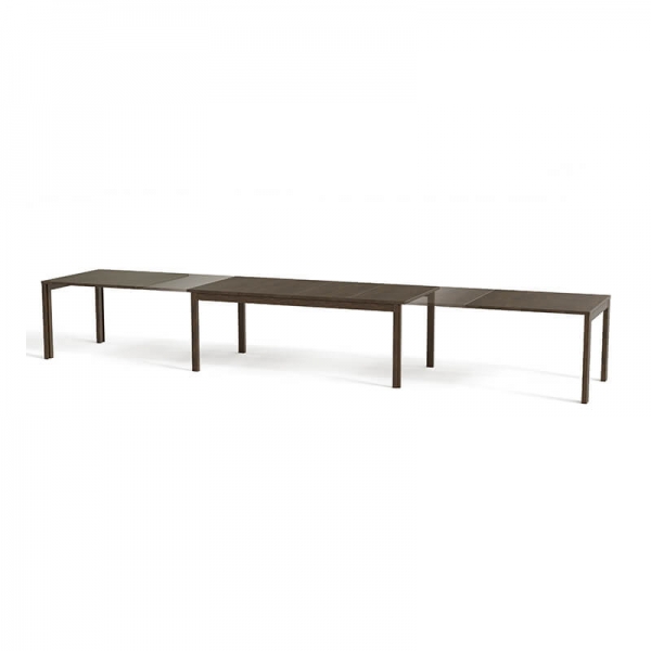 Table scandinave rectangulaire en bois avec allonges - SM23-24 - 24