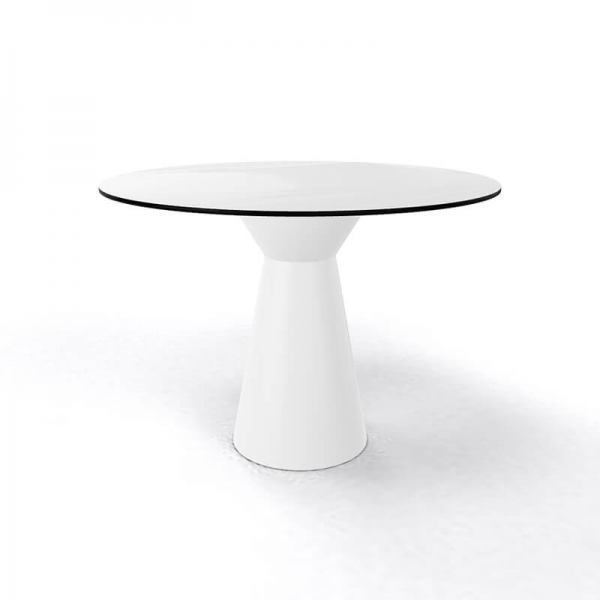 Table design de salle à manger ronde coloris noir - Roller H74 - 4