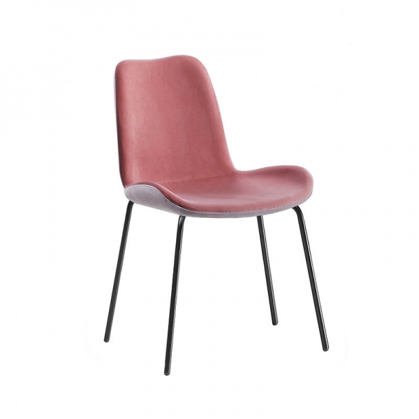Chaise moderne bicolore en tissu fabriquée en Italie - Dalia Midj®