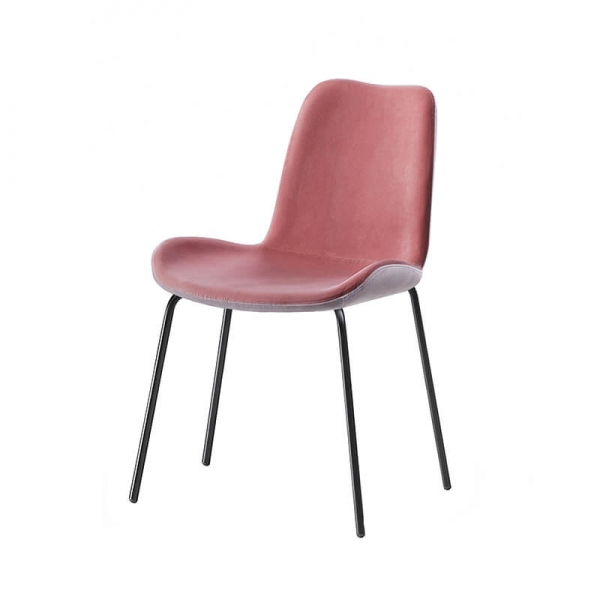 Chaise moderne rose en tissu fabriquée en Italie - Dalia Midj® - 2