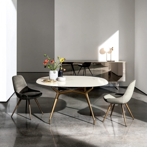 Table de designer italienne carrée en céramique - Arkos Sovet®