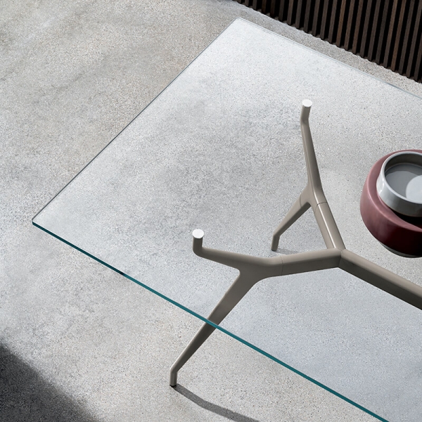 Table italienne design rectangulaire en verre - Arkos Sovet® - 3