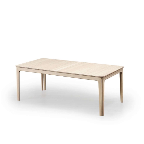 Table scandinave extensible en chêne huilé blanchi  de fabrication danoise - SM26-27 - 10