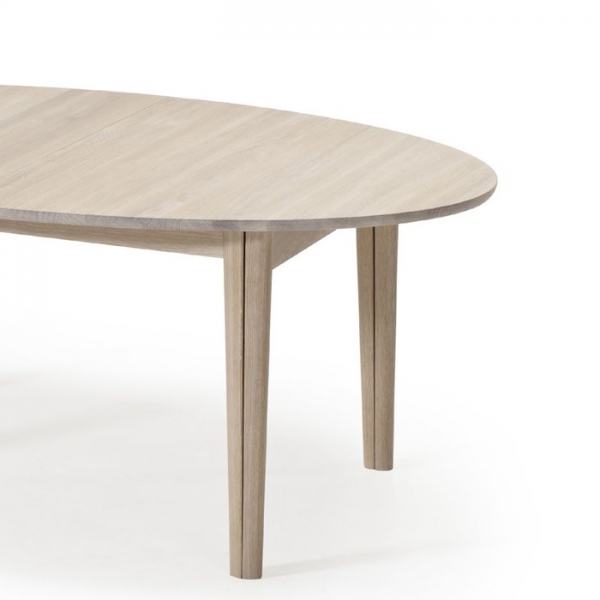 Table ovale extensible en bois massif fabriquée au Danemark - SM78 - 13