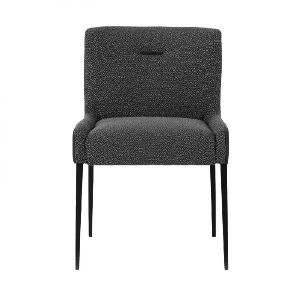 Chaise confortable revêtement bimatière et pieds en métal - Margaux Mobitec® - 2