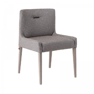 Chaise confortable en tissu et bois fabriquée en Belgique - Margaux C0110 Mobitec®