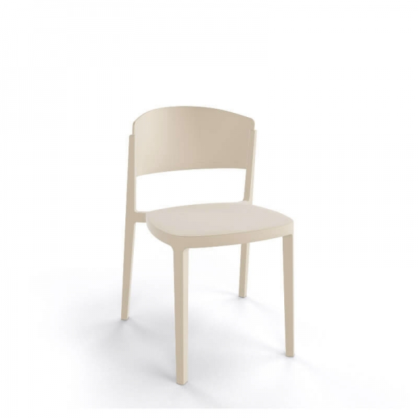 Chaise moderne empilable en technopolymère - Abuela - 18