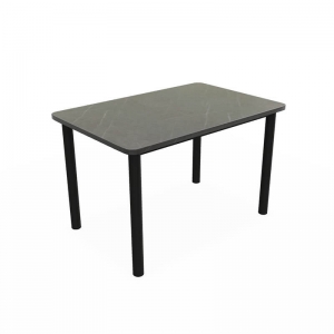 Petite table rectangle en stratifié effet marbre fabriquée en Belgique- Lustra
