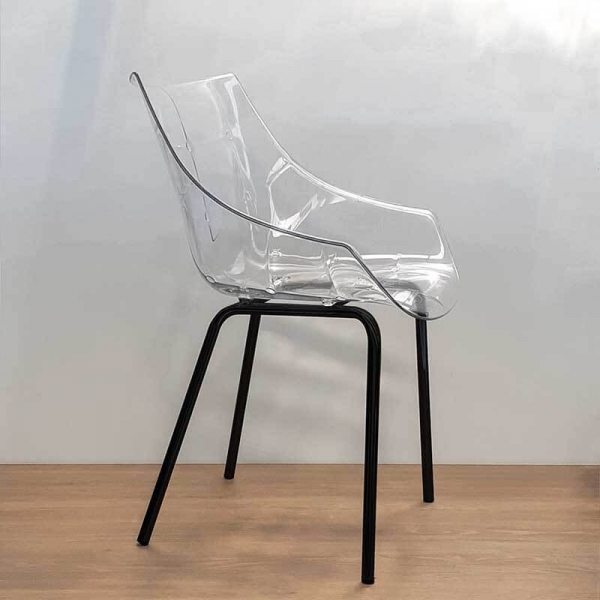 Chaise design transparente fabrication italienne - Première - 5