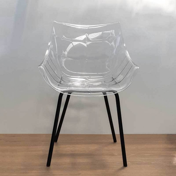 Chaise transparente en polycarbonate fabriquée en Italie - Premiere - 6