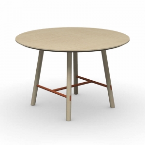 Table ronde en bois naturel style scandinave - Yo Connubia®