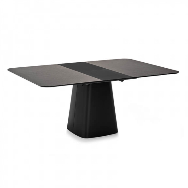 Table design en céramique extensible avec pied central - Hey Gio Connubia® - 4